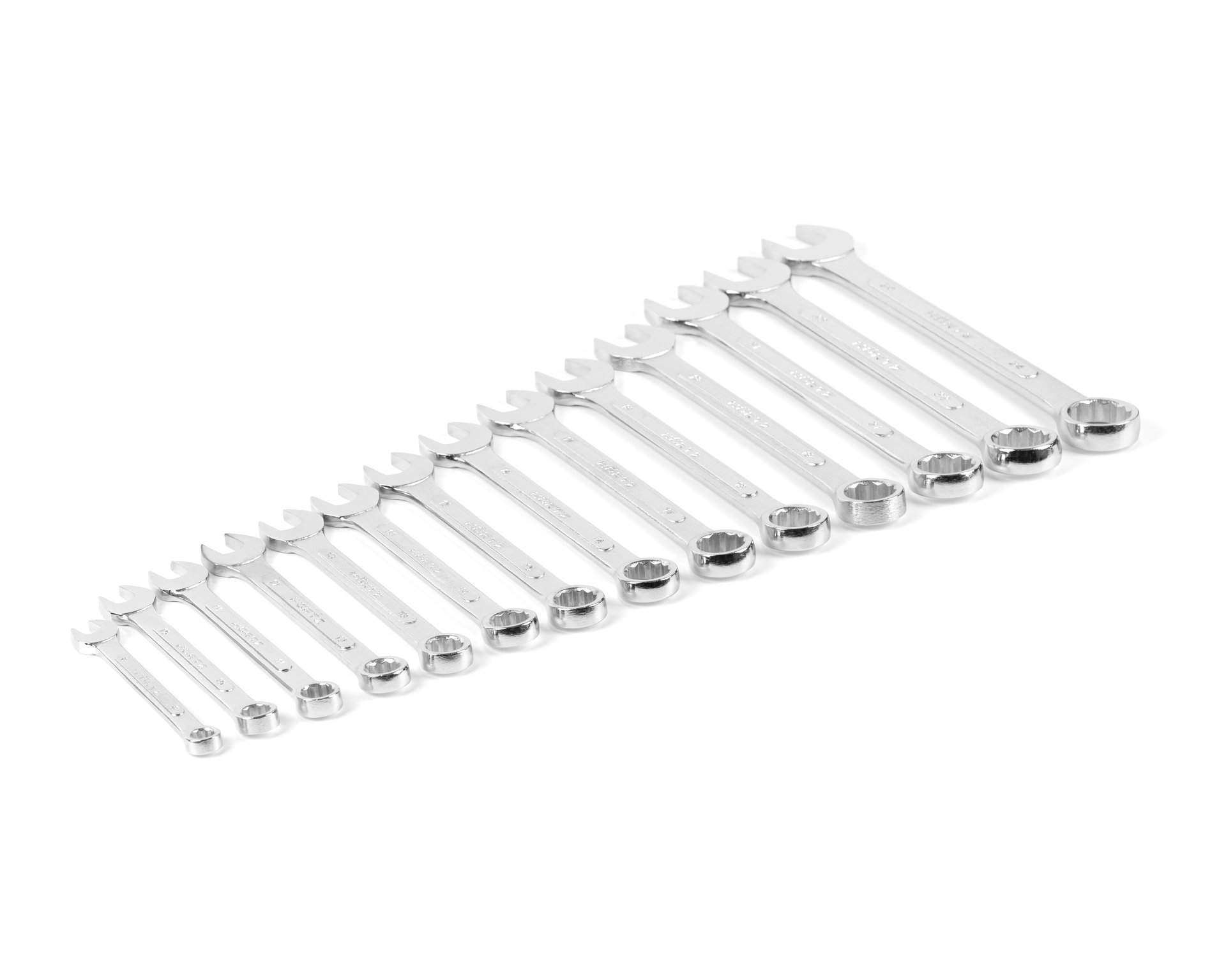 Набор ключей гаечных комбинированных 14 шт. (8-24) хромированных HORTZ