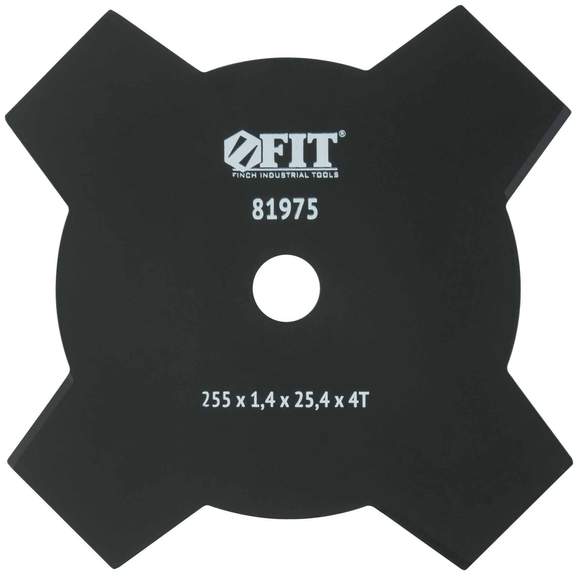 Нож для триммера, 4 лопасти, 2-х сторонние лезвия 255х25,4х4Т (81975)