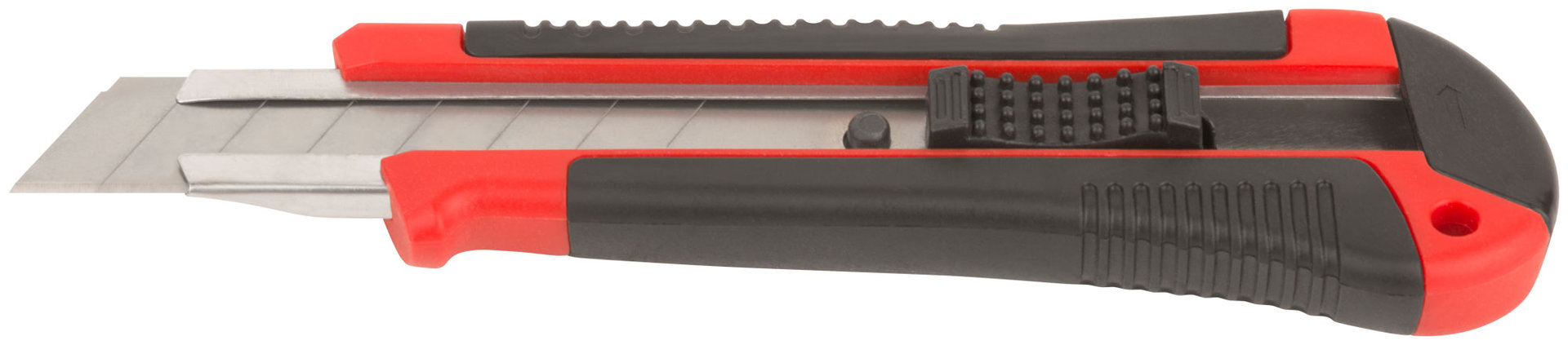 Нож технический Тренд 18 мм усиленный, прорезиненный (10174)