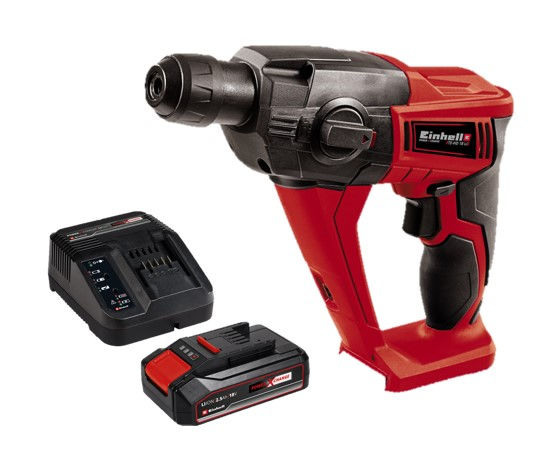 Перфоратор аккумуляторный Einhell PXC TE-HD 18 Li, 18В,1.2Дж, ЗУ + 1 акк. 2.5Ач (4513812SET)