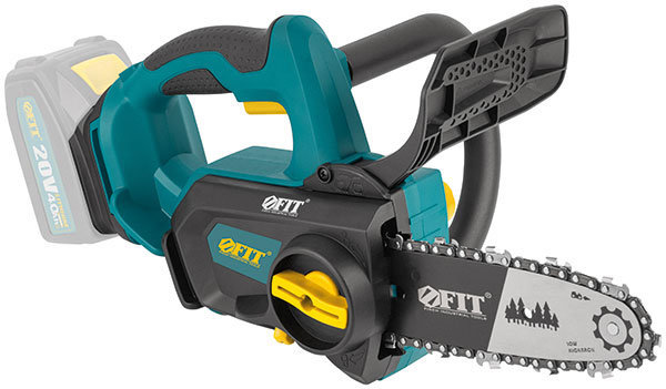 Пила цепная; Бесщеточный; 20В; 7 м/сек; 203 (8), 175 мм, 33, 100 мл, рез. накл.; коробка (79929)