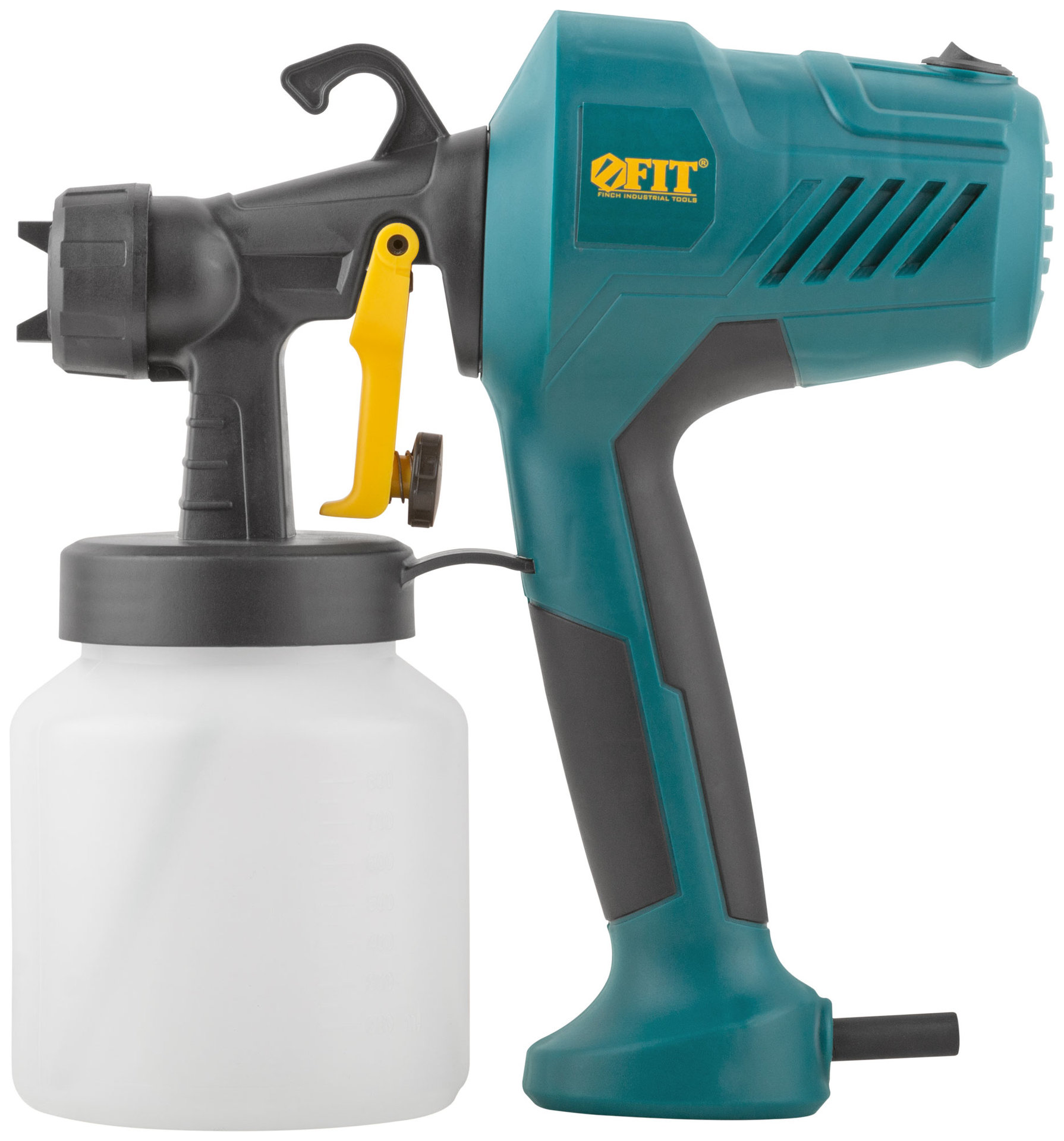 Распылитель электрический 400 Вт; 2,0 мм; 800 мл; 40 din/сек; 650 мл/мин; HVLP; коробка (80989)