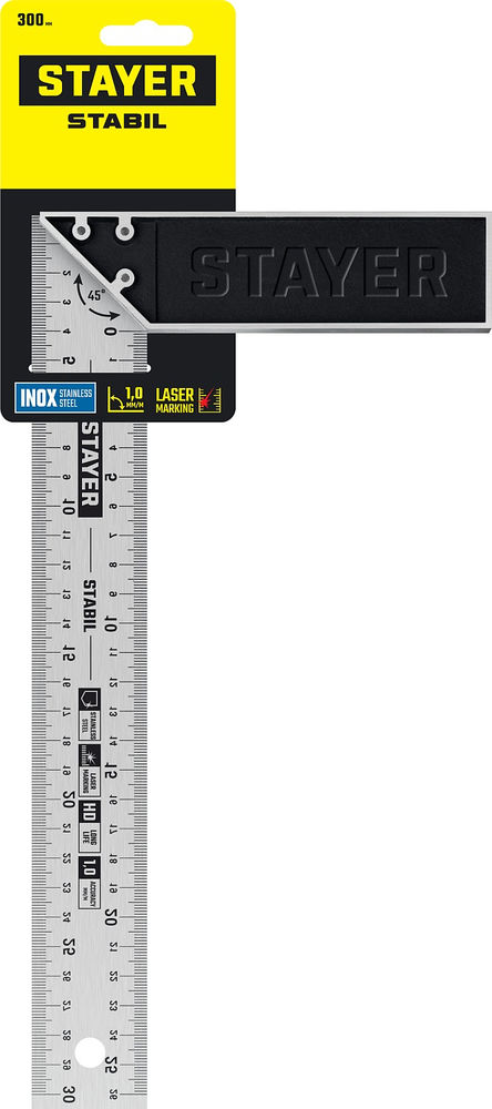 Угольник столярный 300 мм STAYER Professional 3431-30_z02