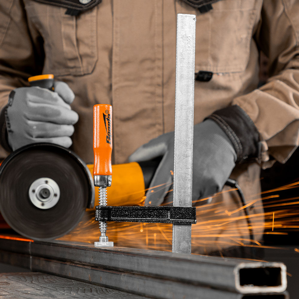 Струбцина F-образная, 300 х 80 мм Sparta (204355)