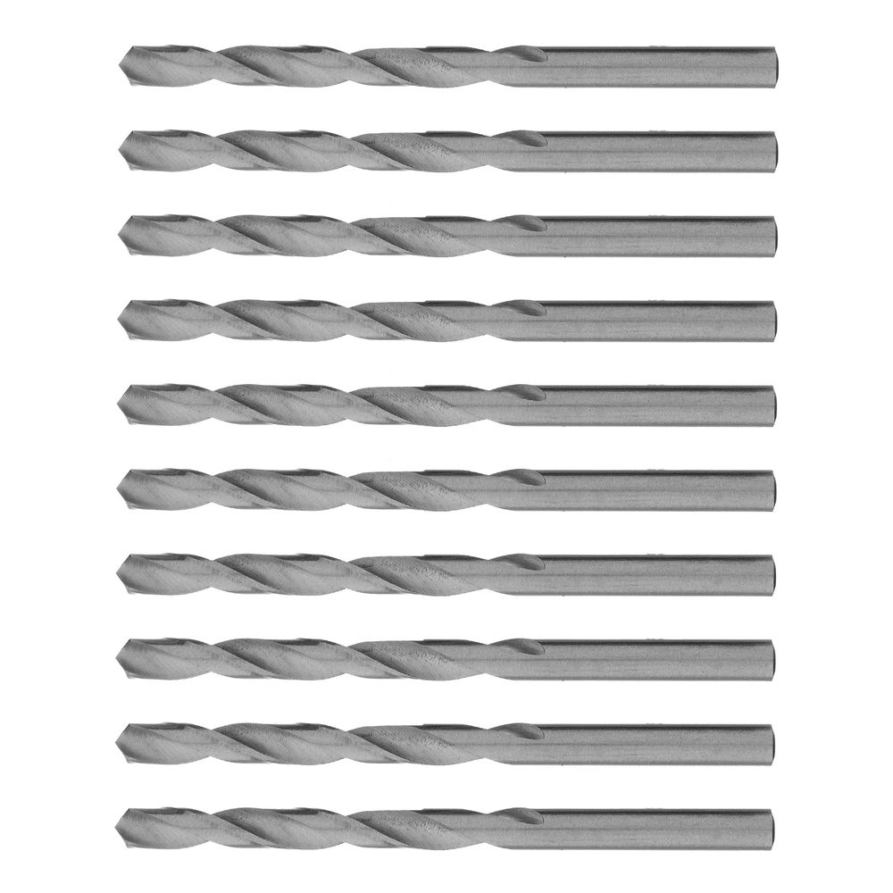 Сверло по металлу, 6 мм, полированное, HSS, 10 шт, цилиндрический хвостовик Matrix