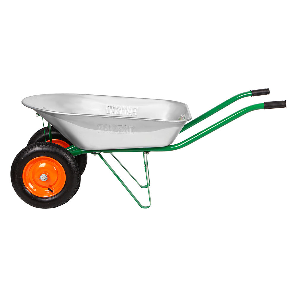 Тачка садовая, два колеса, грузоподъемность 170 кг, объем 78 л Palisad (689225)