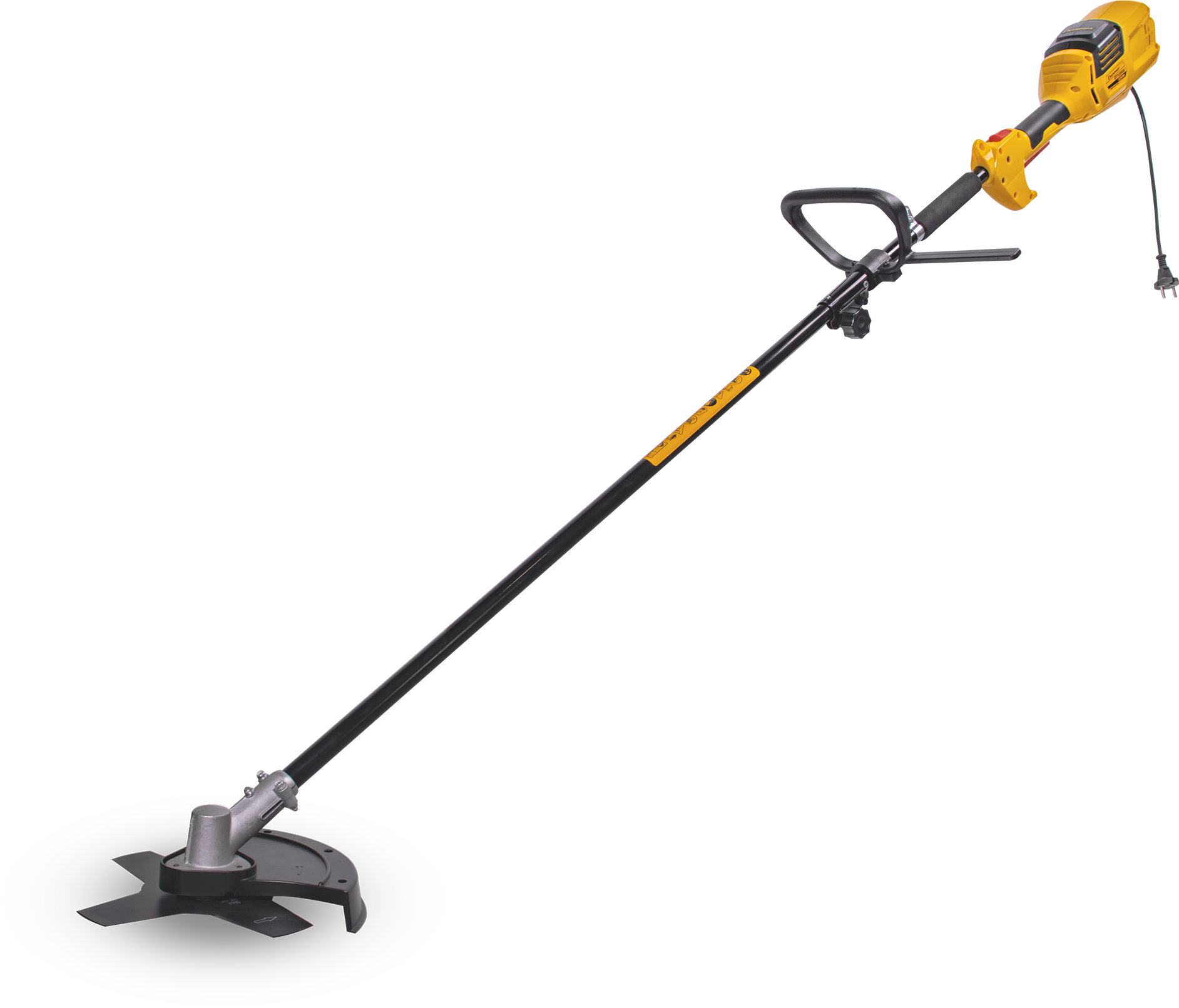 Триммер электрический CHAMPION ET1200А (разъемн.прям. 1200Вт 4кг корд 2*2,4мм 350мм + нож 4*230 Р-ручка) (ET1200A)