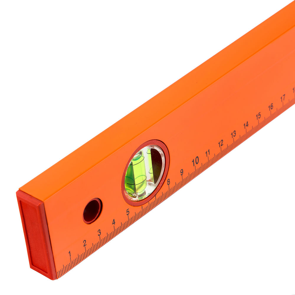 Уровень алюминиевый, 1000 мм, 3 глазка, желтый, линейка Sparta (330295)