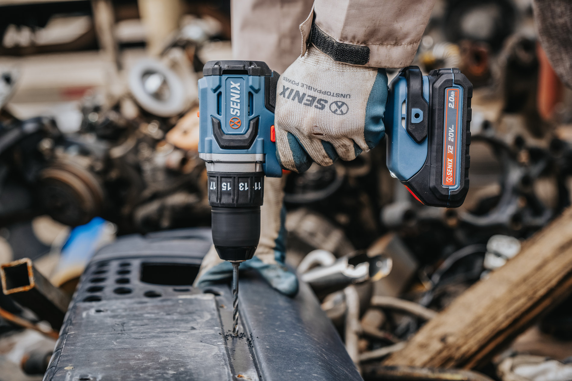 Дрель-шуруповерт, 60 Нм, без АКБ и ЗУ X2 20В