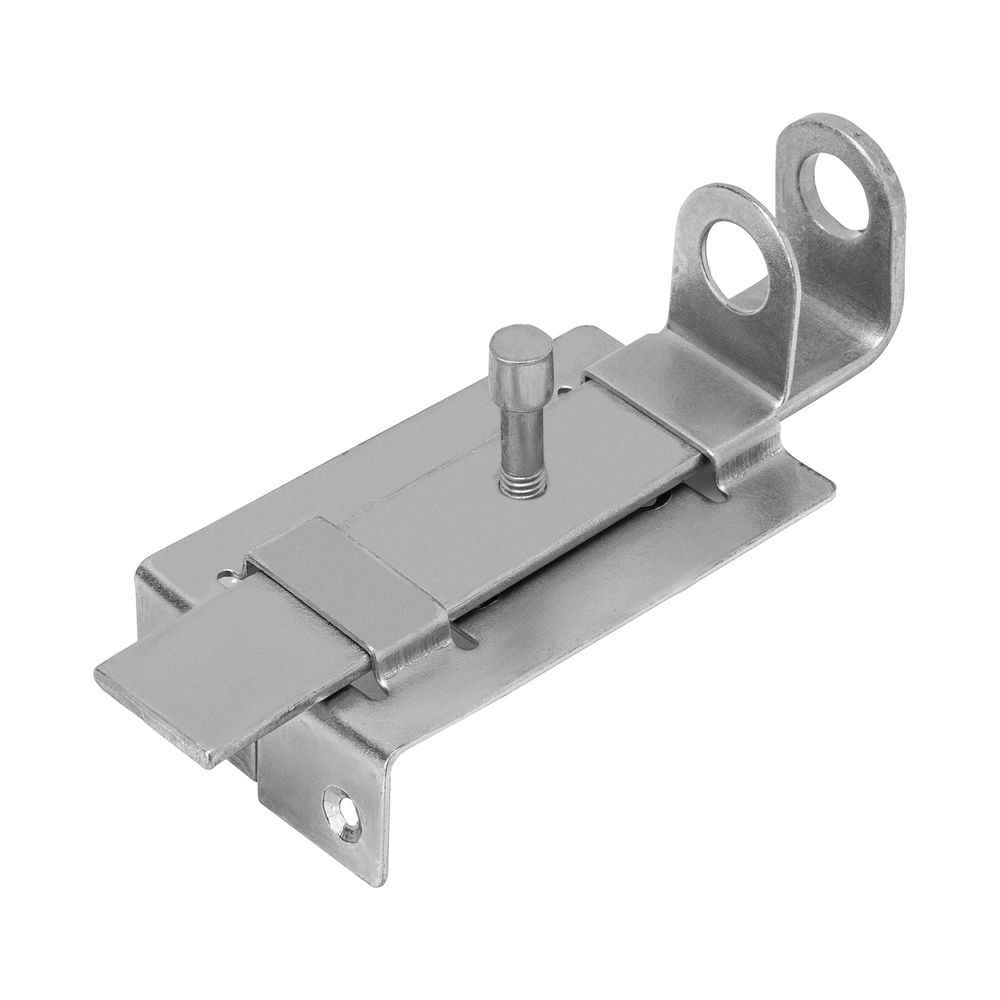 Задвижка дверная ЗД-04, цинк, (Металлист) (91508)