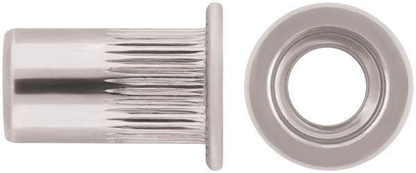 Заклепки резьбовые, стальные, стандартный бортик М10, 100 шт Пром (23809)