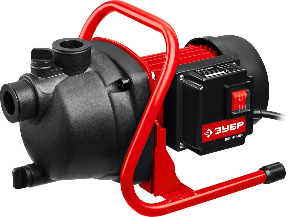 Насос центробежный поверхностный (садовый) 800 Вт ЗУБР НПЦ-М1-800
