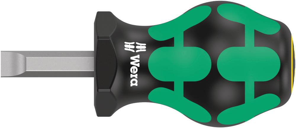 Отвёртка короткая шлицевая 1.2 x 8.0 x 25 мм SL Stubby серия 335 Wera WE-008844