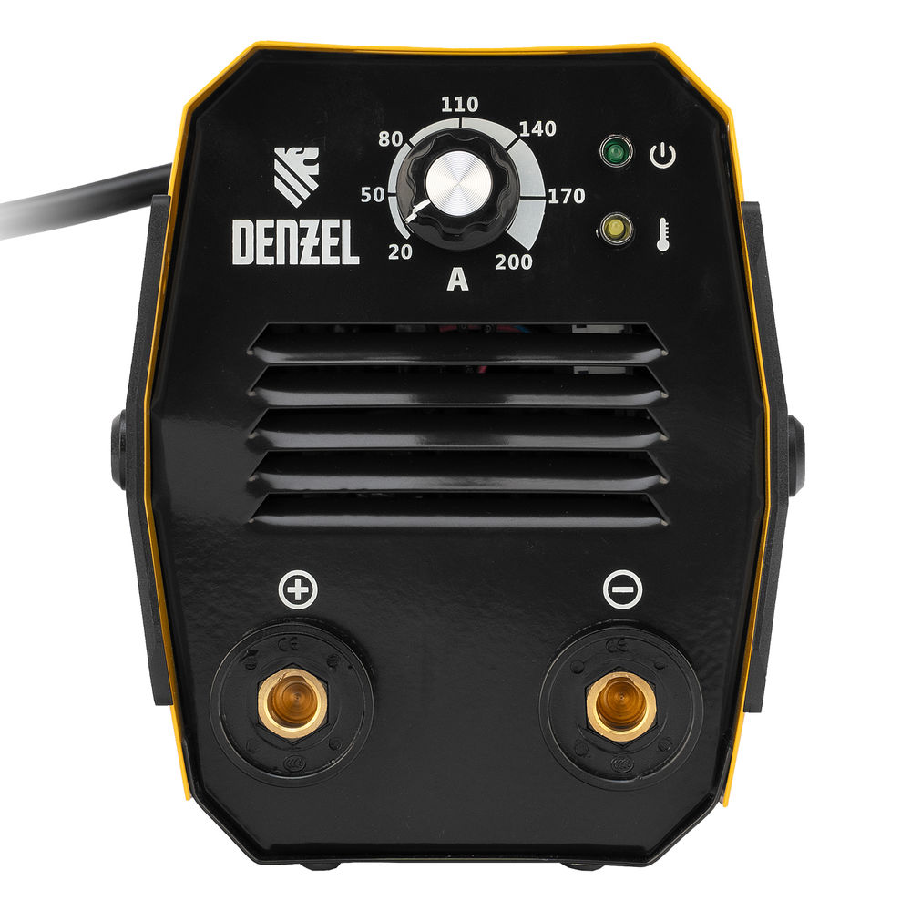 Аппарат инверторный дуговой сварки DS-200 Compact, 200 А, ПВ 70%, диаметр электрода 1.6-5 мм Denzel (94373)