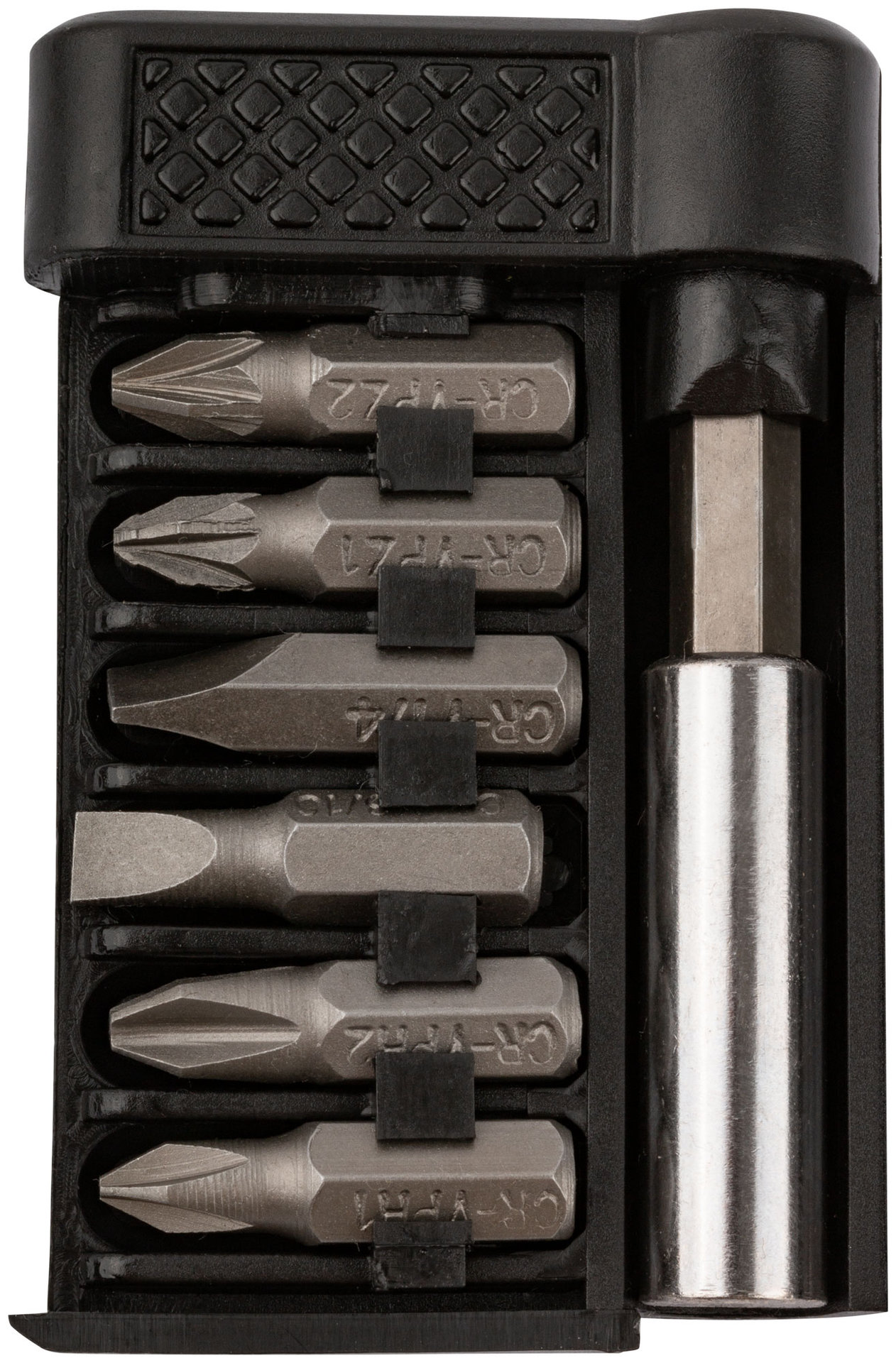 Биты набор 6 шт. CrV, 25 мм + адаптор (57660)