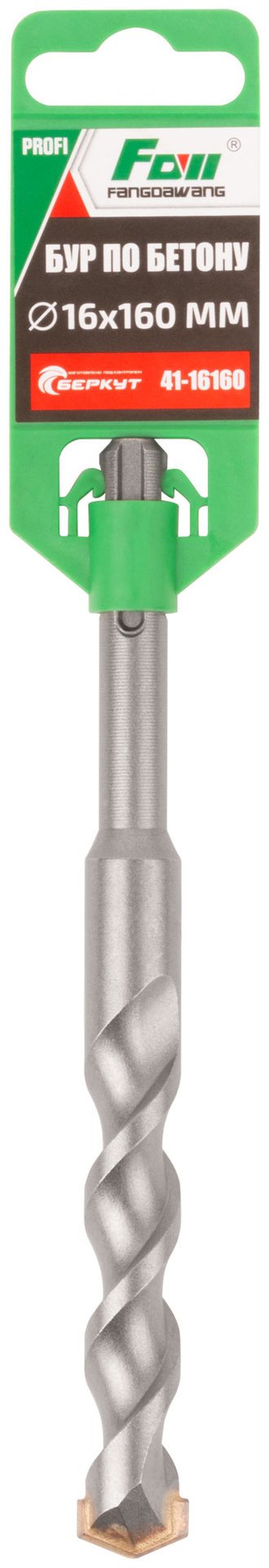 Бур по бетону FDW, Profi, SDS-Plus, 16 х 160 мм (41-16160)