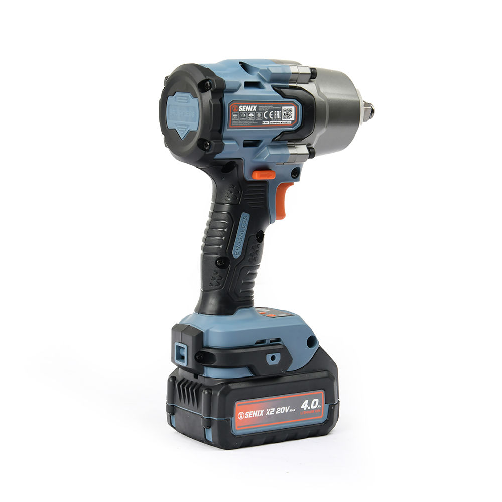 Импульсный гайковерт 1/2, 750 Нм, 1х4Ач, ЗУ, кейс X2 20В