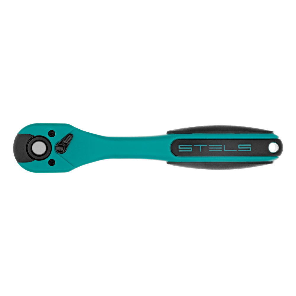 Ключ-трещотка 1/4, CrV, 72 зуба, с быстрым сбросом Stels