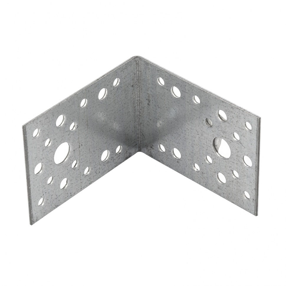 Крепежный уголок 1.7 мм, КU 90 x 90 x 65 мм Сибртех (46405)