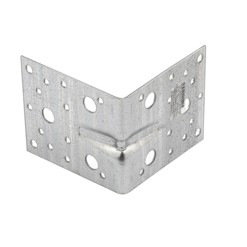 Крепежный уголок усиленный 1.7 мм, KUU 105 x 105 x 90 мм Сибртех (46413)