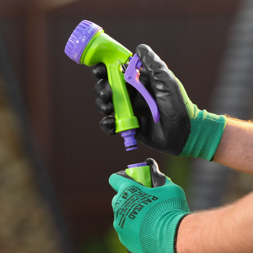 Набор поливочный, шланг 3/4, 25 м, 7 режимов пистолет, соединитель, адаптер Palisad (67423)