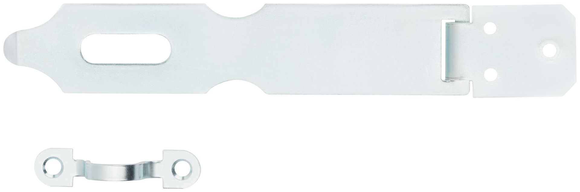 Накладка дверная НДА 180х35 мм, цинк (66656)