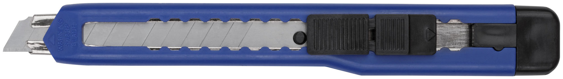 Нож технический 9 мм усиленный пластиковый (10209)