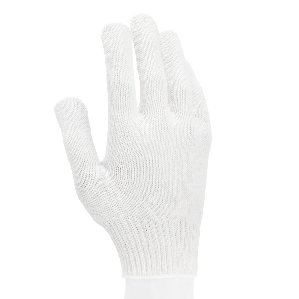 Перчатки х/б, ПВХ покрытие, шахматный облив, 10 класс (67776)