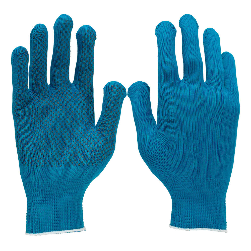 Перчатки в наборе, 5 пар, цвета в ассортименте, ПВХ точка, L, Palisad (67854)