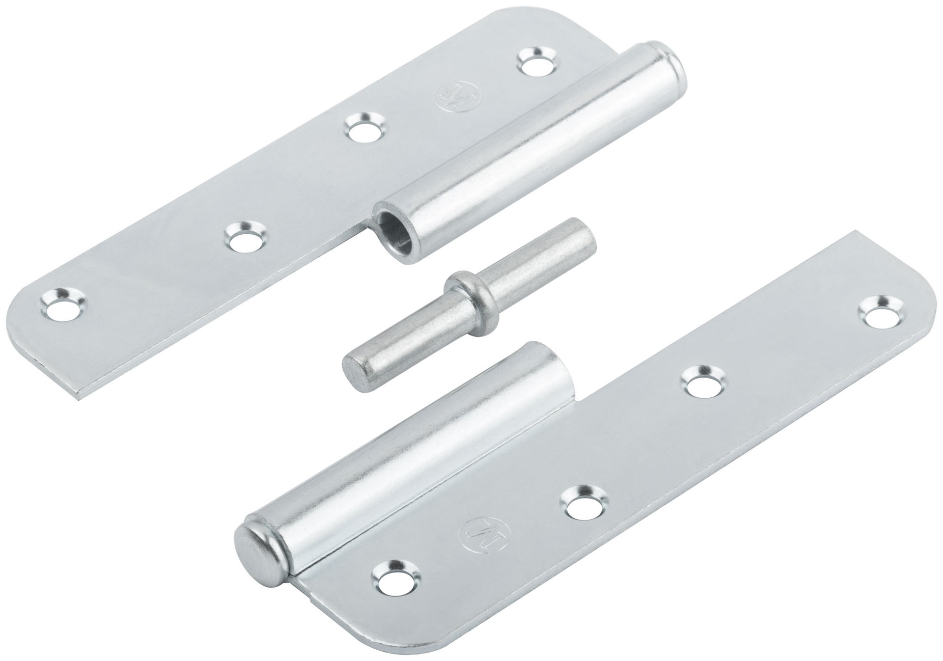 Петля накладная оцинкованная, тип ПН, 130 мм, левая (66394)