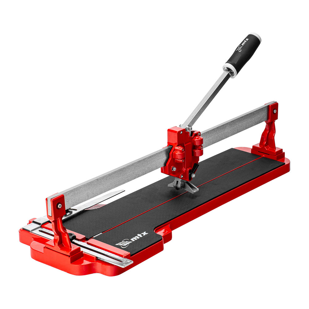 Плиткорез ручной монорельсовый 600 х 14 мм, ходовая каретка,9/4 рег. подшипников, литая станина// MTX (87591)