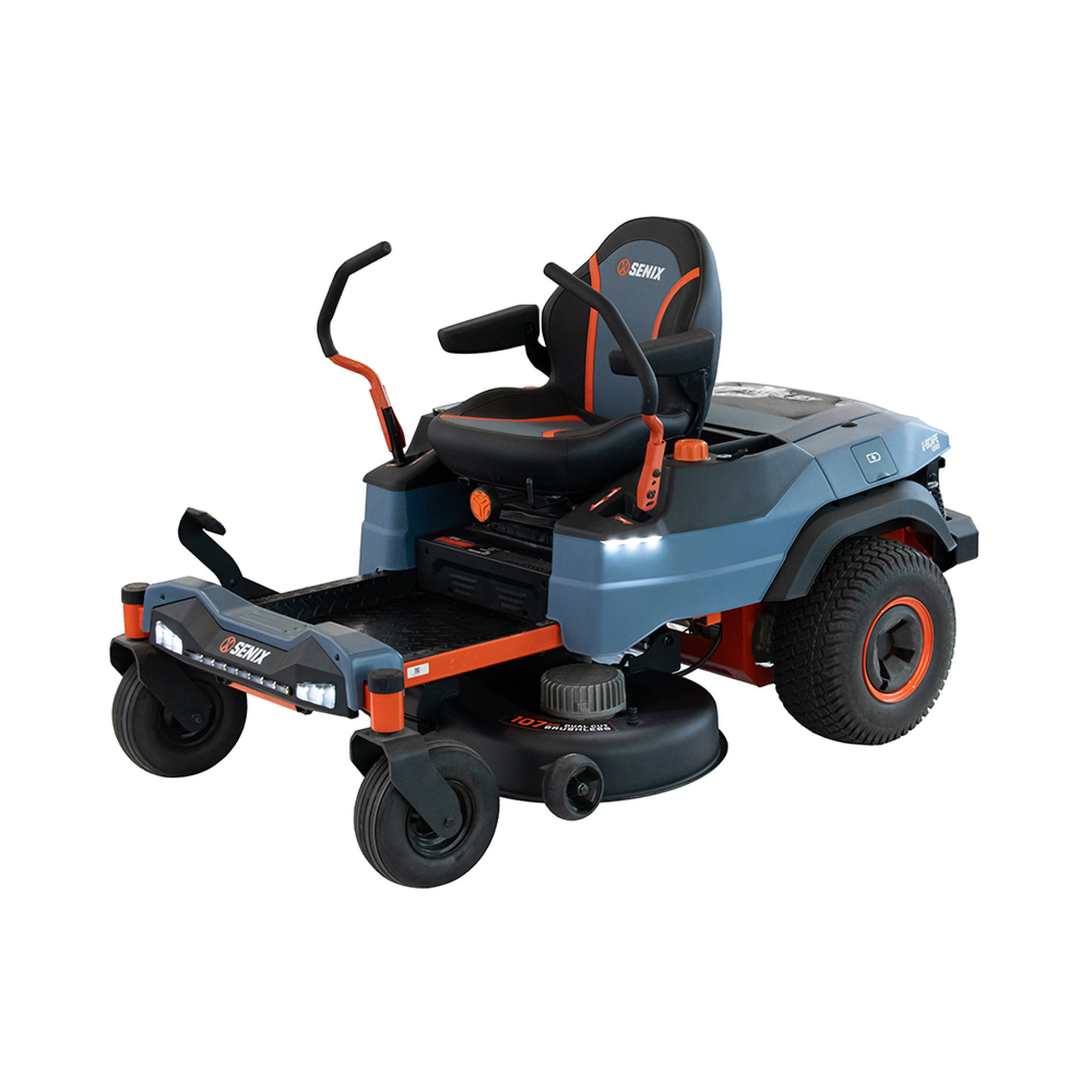 Райдер газонокосилка ZTR аккумуляторная ZTRX6-M-EU, 107см, с 4 АКБ 12Ач и зу 1600Вт, SENIX