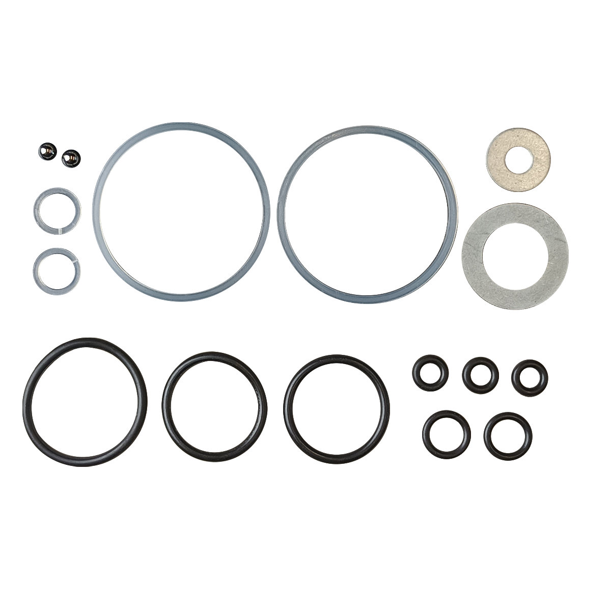 Ремкомплект 0,5т трансмиссионного домкрата (12 шт уплотнительных колец, 2 шарика, 2 шайбы) BG1955