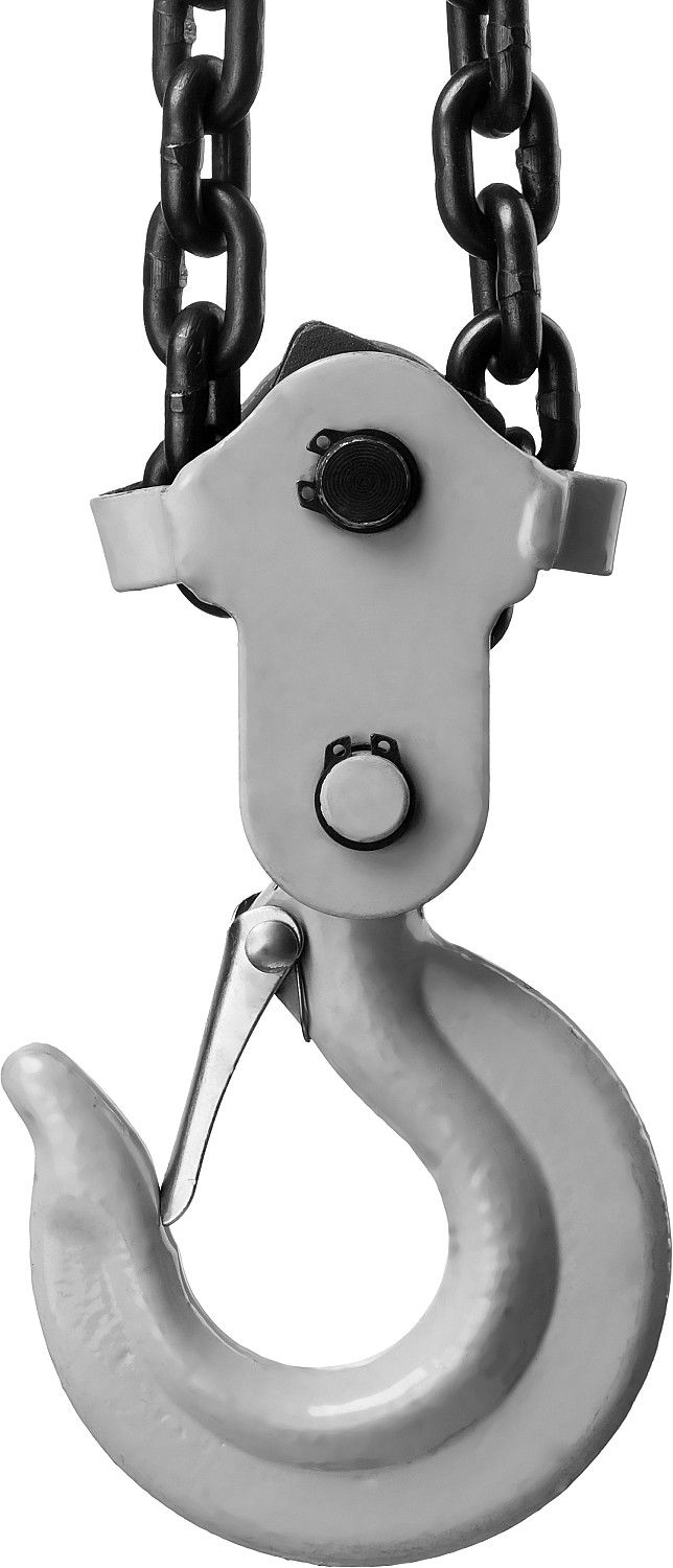 Ручная цепная шестеренная таль 2 т, 2.5 м СИБИН 43085-2_z01