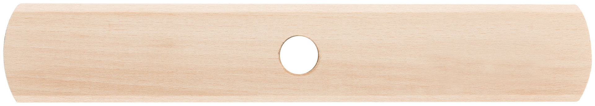 Щетка для пола деревянная, овальная, 6-ти рядная, 265 мм (68042)