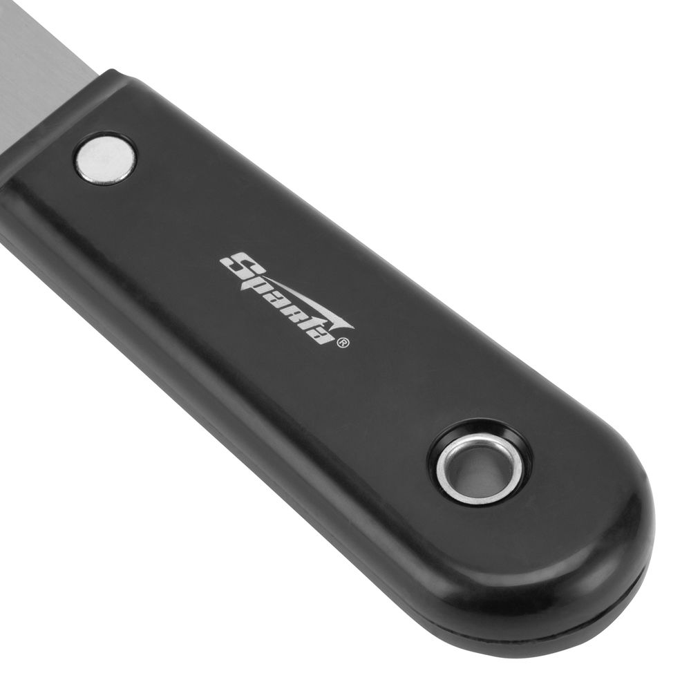 Шпательная лопатка стальная, 25 мм, полированная, пластмассовая ручка Sparta (852305)