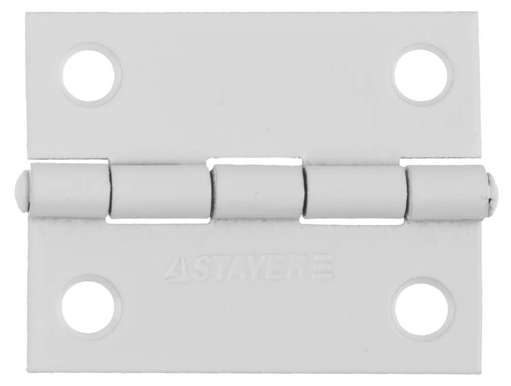 Петля карточная 50 x 38 х 1.25 мм, цвет белая STAYER 37611-50-2