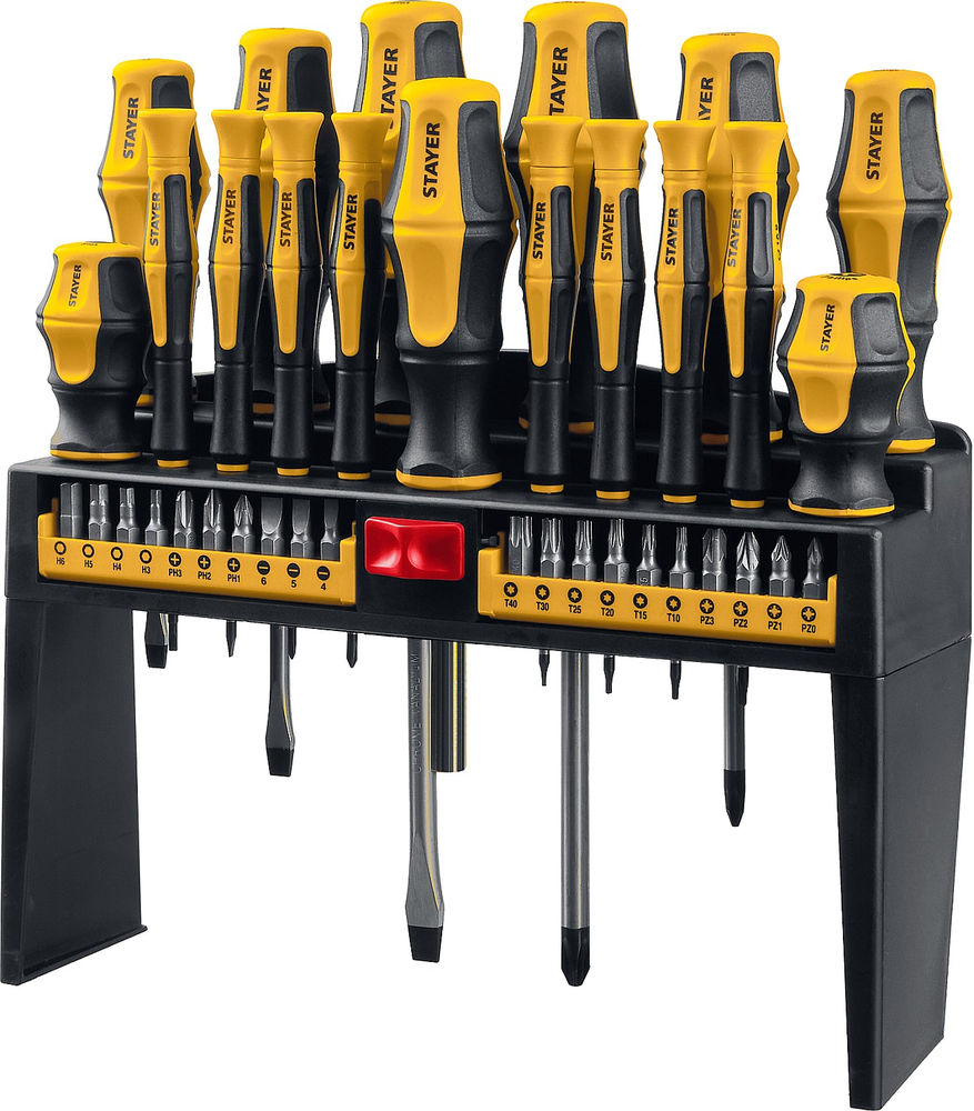 Набор отверток с насадками 37 предм. Hercules-Pro-37 STAYER 25312-H37