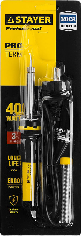 Кельма для внешних углов нержавеющее полотно деревянная рукоятка Professional STAYER 80х60 мм 0835  