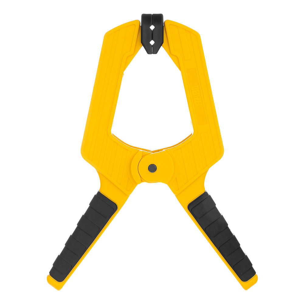 Струбцина клещеобразная, усиленная 100 х 80 мм, двухкомпонентные рукоятки Denzel (20798)