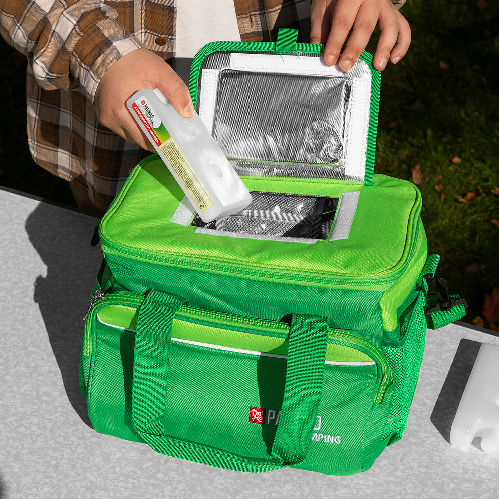 Сумка холодильник 320 x 250 x 240 мм, с двумя охлаждающими блоками Camping Palisad (69597)