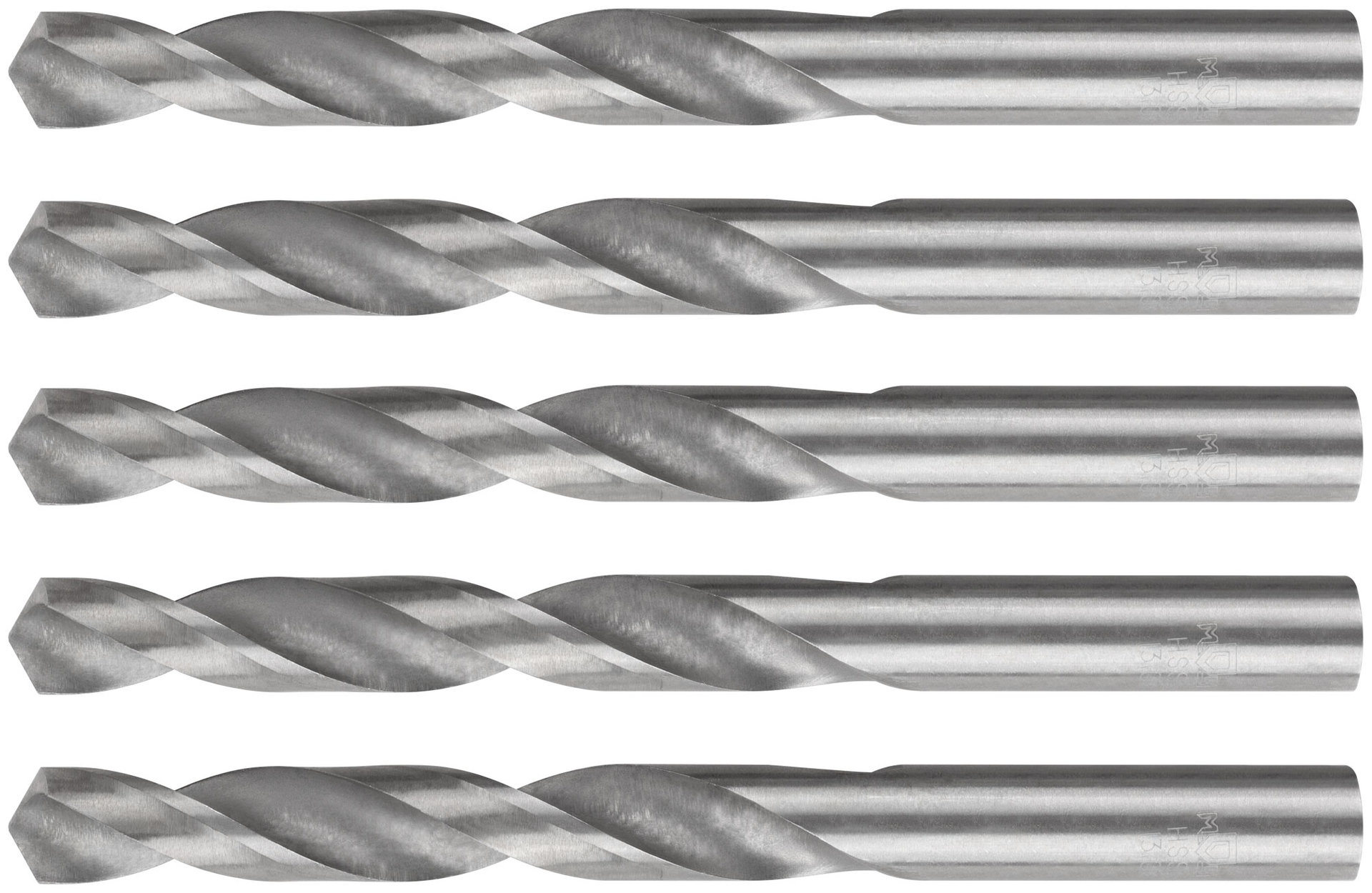 Сверла по металлу HSS, угол заточки 118°, 13,0 x 151 мм, (5 шт.) (35582М)