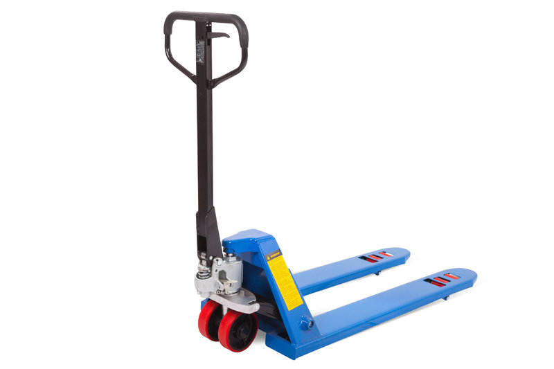 Тележка гидравлическая низкопрофильная 65 мм 3000 кг 1150 мм полиуретановые колеса TOR RHP (1006204)