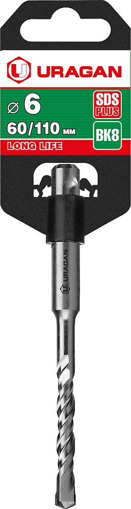 Бур SDS-plus URAGAN 6х110 мм 29311-110-06  