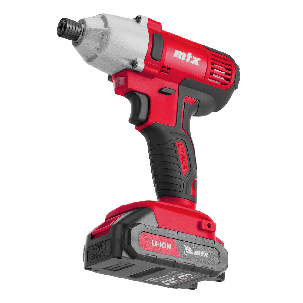 Винтоверт ударный аккумуляторный CIDS-20-280, Li-Ion, 20 В MTX (26580)