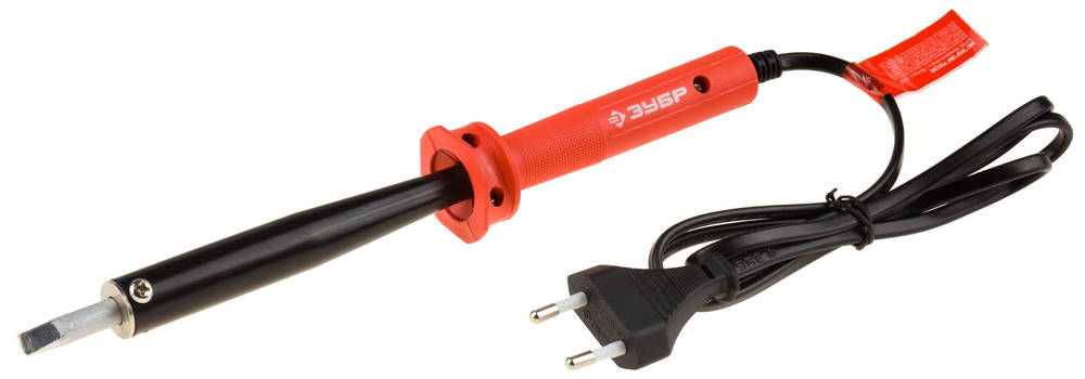 Электропаяльник с пластиковой рукояткой 100 Вт, клин ЗУБР 55400-100_z01