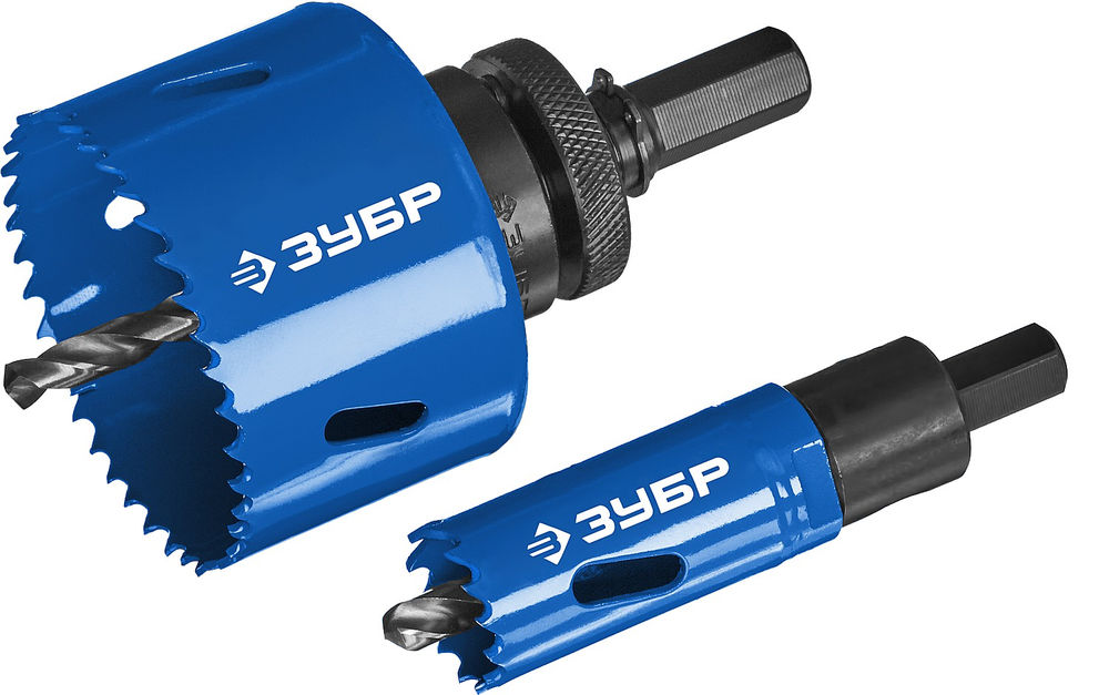 Набор биметаллических коронок 11 шт, сталь Р6М5, (14,20,22,25,30.35,40.51.60,64,67) ЗУБР 29531-H11