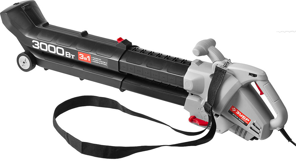 Пылесос-воздуходувка садовый электрический 3000 Вт ЗУБР ЗПСЭ-3000  