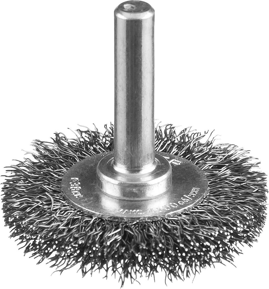 Щетка дисковая для дрели 38 мм, витая стальная проволока 0.3 мм ЗУБР Профессионал 35198-038_z02  
