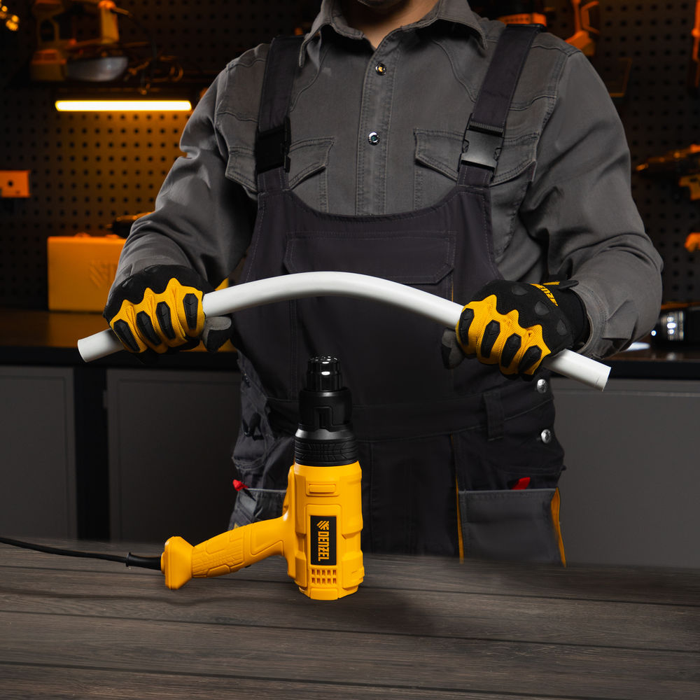 Фен технический HG-1800, 1800 Вт, 3 режима Denzel (28001)